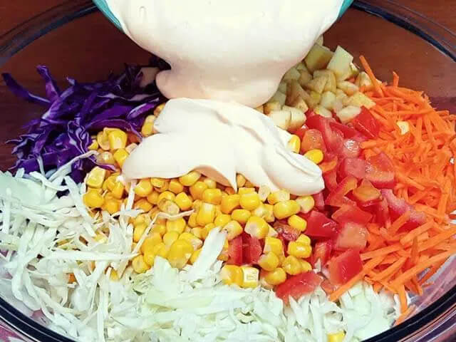 Receita de Salada de repolho